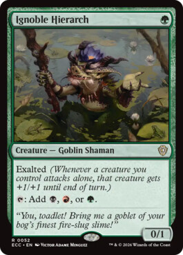 Ignoble Hierarch - Lorwyn Eclipsed Commander