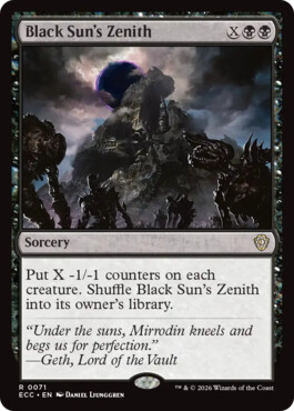 Black Sun's Zenith - Lorwyn Eclipsed Commander