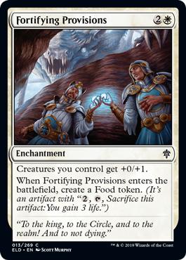 Fortifying Provisions - Throne of Eldraine