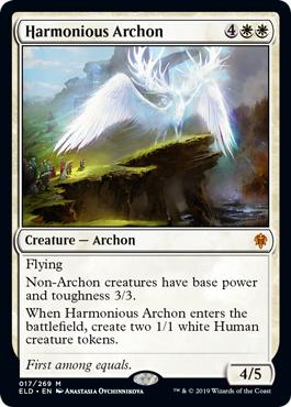 Harmonious Archon - Throne of Eldraine