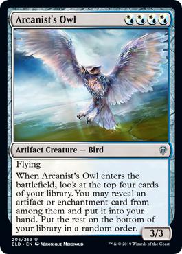 Arcanist's Owl - Throne of Eldraine