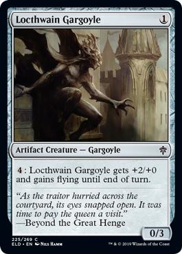 Locthwain Gargoyle - Throne of Eldraine