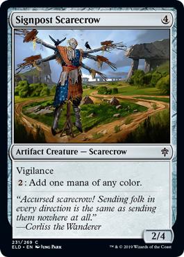 Signpost Scarecrow - Throne of Eldraine