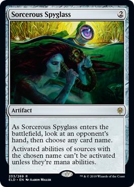 Sorcerous Spyglass - Throne of Eldraine