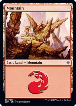 Mountain - Throne of Eldraine