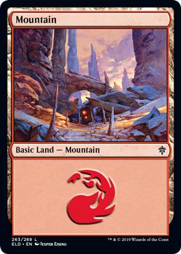 Mountain - Throne of Eldraine