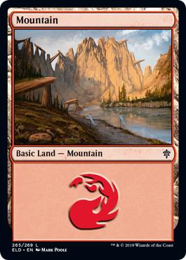 Mountain - Throne of Eldraine