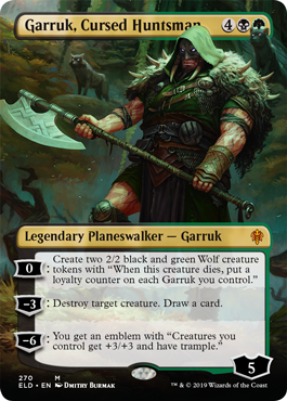 Garruk, Cursed Huntsman - Throne of Eldraine