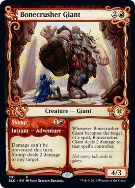 Bonecrusher Giant - Throne of Eldraine