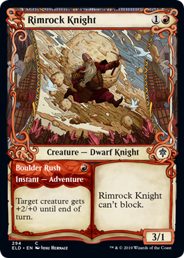 Rimrock Knight - Throne of Eldraine