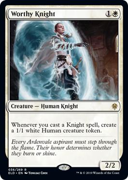 Worthy Knight - Throne of Eldraine