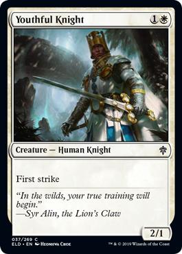 Youthful Knight - Throne of Eldraine