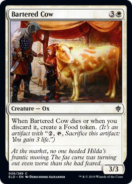 Bartered Cow - Throne of Eldraine