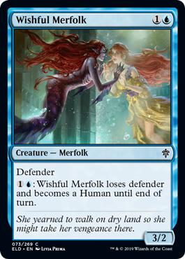 Wishful Merfolk - Throne of Eldraine