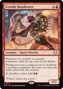Evendo Brushrazer - Edge of Eternities Commander