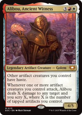 Alibou, Ancient Witness - Edge of Eternities Commander