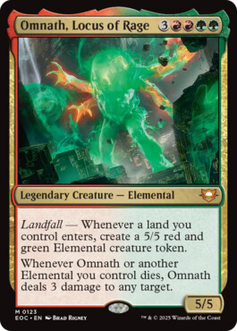Omnath, Locus of Rage - Edge of Eternities Commander