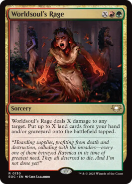 Worldsoul's Rage - Edge of Eternities Commander