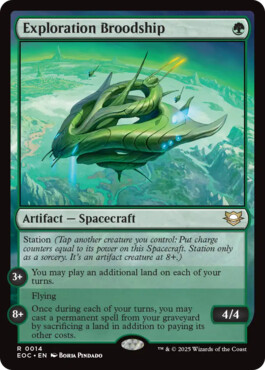 Exploration Broodship - Edge of Eternities Commander