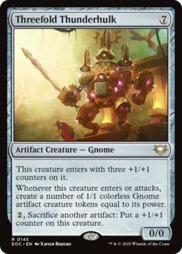 Threefold Thunderhulk - Edge of Eternities Commander