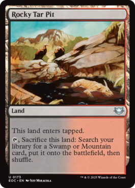 Rocky Tar Pit - Edge of Eternities Commander