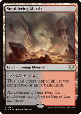 Smoldering Marsh - Edge of Eternities Commander