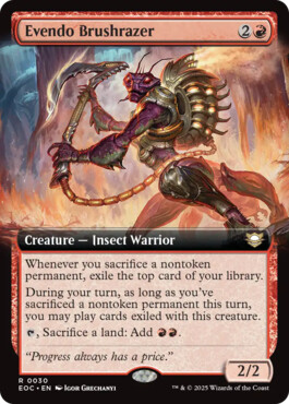 Evendo Brushrazer - Edge of Eternities Commander