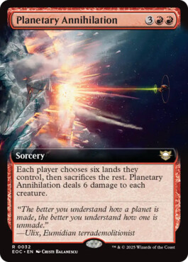 Planetary Annihilation - Edge of Eternities Commander