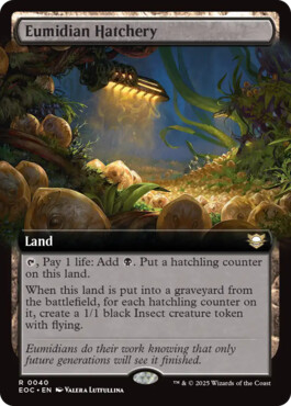 Eumidian Hatchery - Edge of Eternities Commander