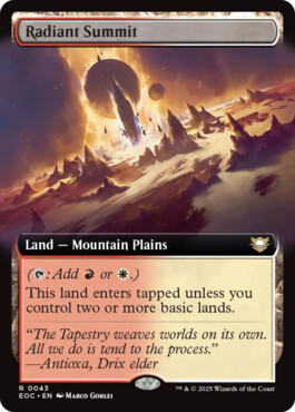 Radiant Summit - Edge of Eternities Commander