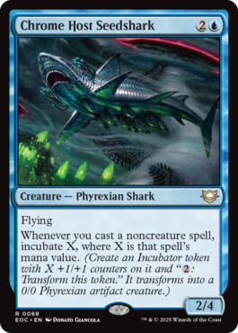 Chrome Host Seedshark - Edge of Eternities Commander