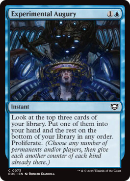 Experimental Augury - Edge of Eternities Commander
