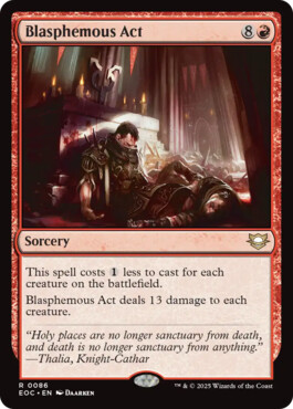 Blasphemous Act - Edge of Eternities Commander