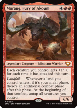 Moraug, Fury of Akoum - Edge of Eternities Commander