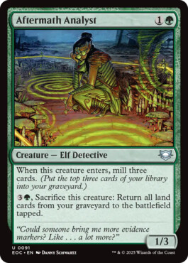 Aftermath Analyst - Edge of Eternities Commander
