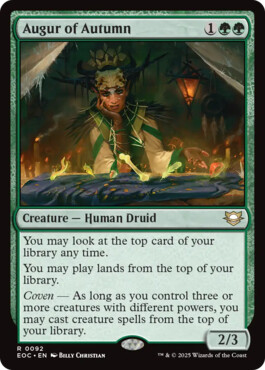 Augur of Autumn - Edge of Eternities Commander