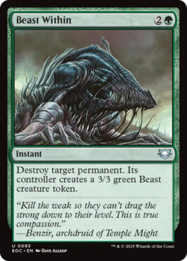 Beast Within - Edge of Eternities Commander