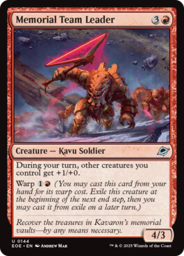 Memorial Team Leader - Edge of Eternities