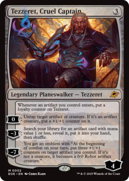 Tezzeret, Cruel Captain - Edge of Eternities