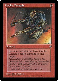 Goblin Grenade - Fallen Empires