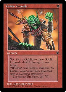 Goblin Grenade - Fallen Empires