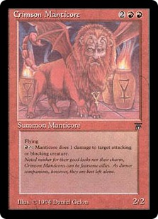 Crimson Manticore - Legends