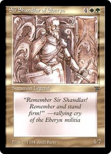 Sir Shandlar of Eberyn - Legends