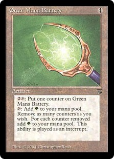 Green Mana Battery - Legends