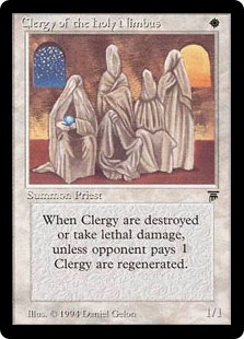 Clergy of the Holy Nimbus - Legends