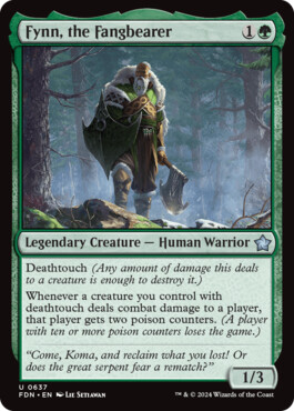 Fynn, the Fangbearer - Magic: The Gathering Foundations