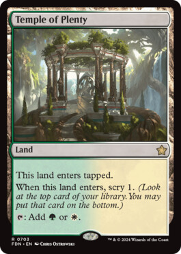 Temple of Plenty - Magic: The Gathering Foundations
