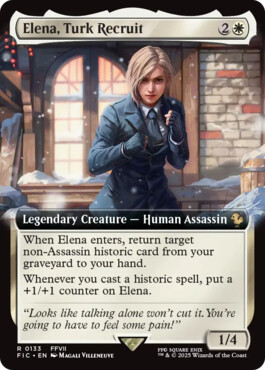 Elena, Turk Recruit - Final Fantasy Commander