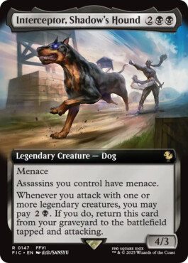 Interceptor, Shadow's Hound - Final Fantasy Commander