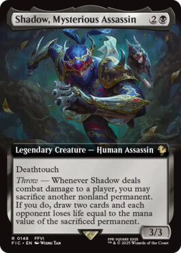 Shadow, Mysterious Assassin - Final Fantasy Commander